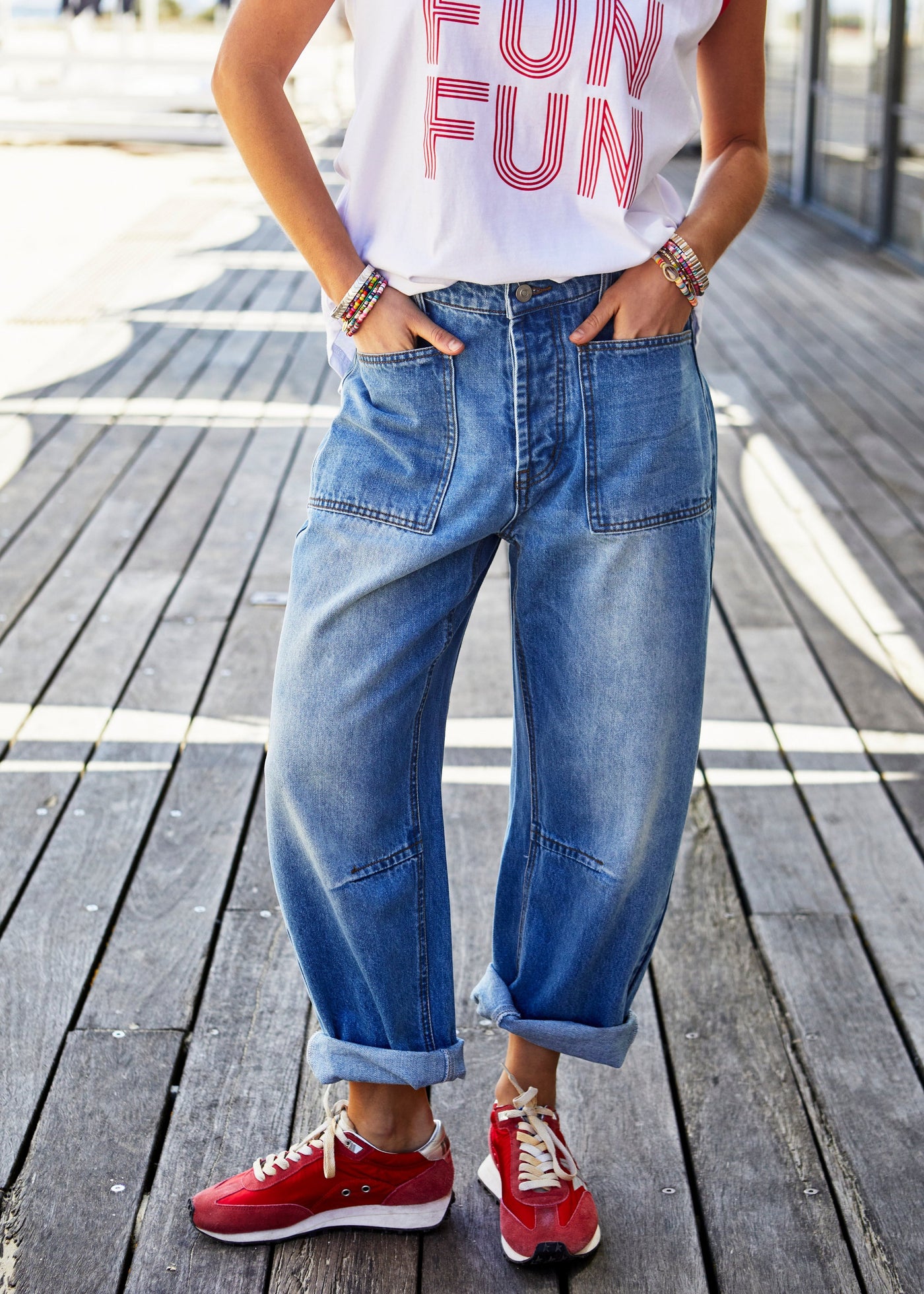 URBAN STREET JEAN IN STONEWASH