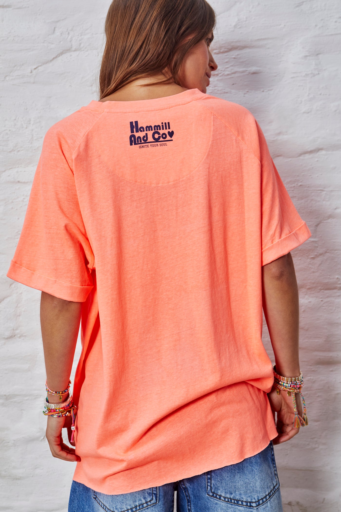 BASIC COLLECTION RELAXED TEE - ORANGE