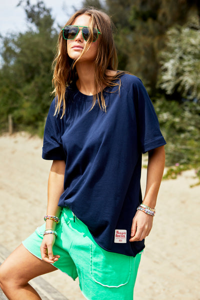 BASIC COLLECTION RELAXED TEE - NAVY