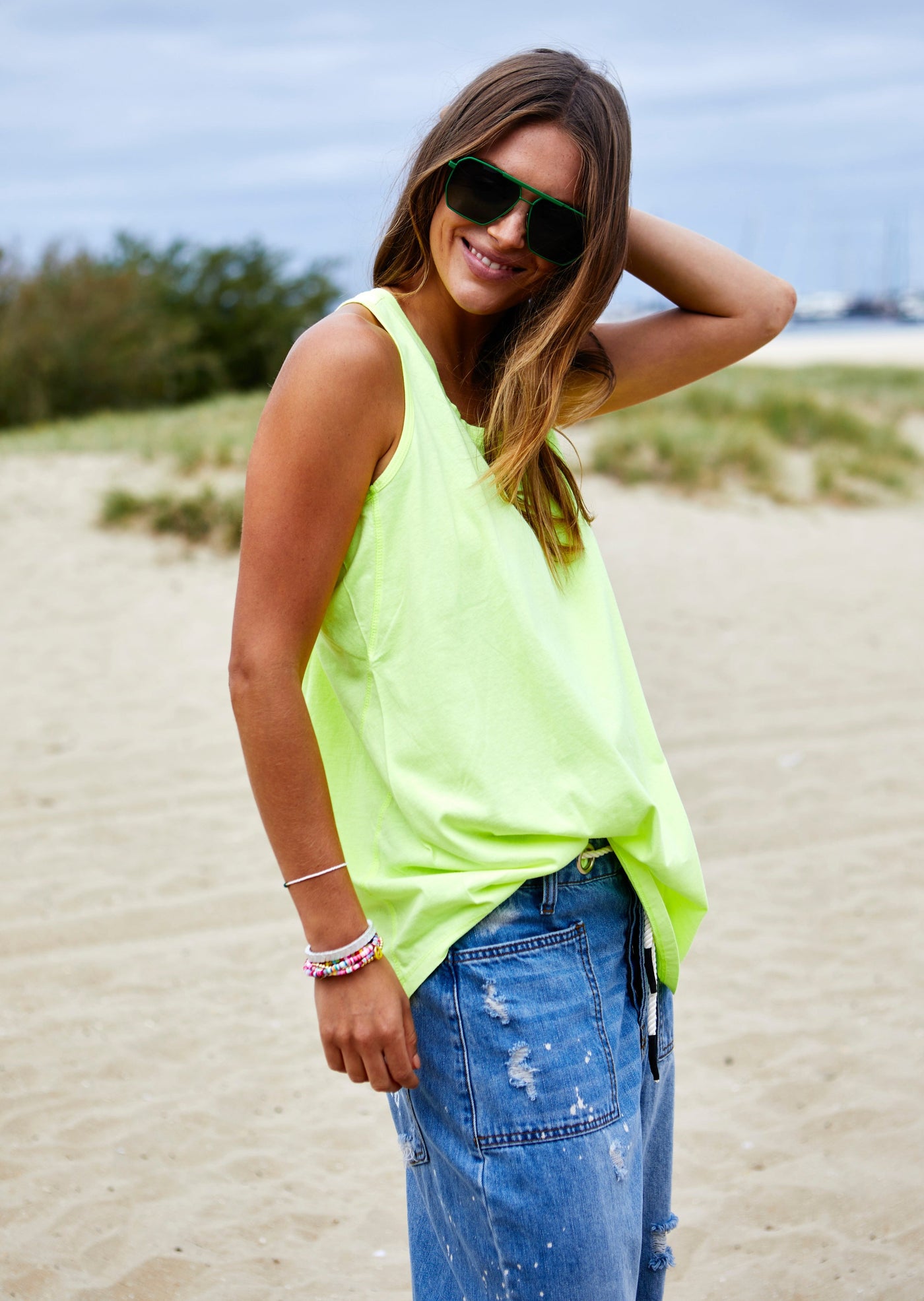 LAYERING TANK - YELLOW